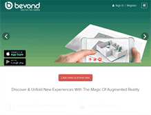 Tablet Screenshot of bevond.com